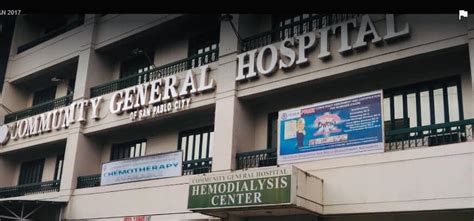 Community General Hospital of San Pablo City .